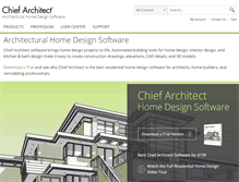 Tablet Screenshot of chiefarchitect.com